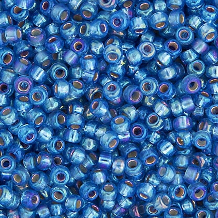 Miyuki Glass Seed Beads 11/0 (250g) DB1019 Silverlined Sapphire AB Bead