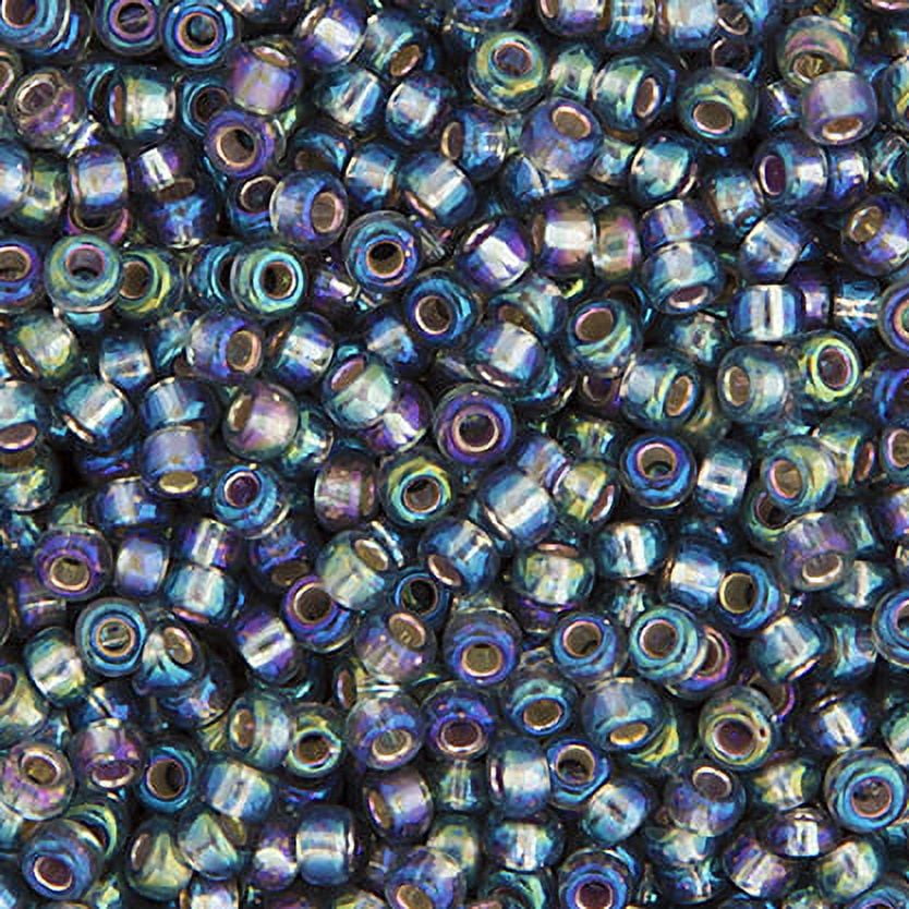 Miyuki Glass Seed Beads 11/0 (250g) DB1021 Silverlined Grey AB Bead