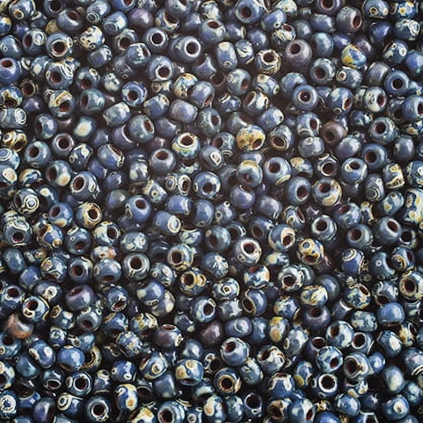 Miyuki Glass Seed Beads 11/0 (250g) DB4516 Picasso Opaque Dark Teal Bead