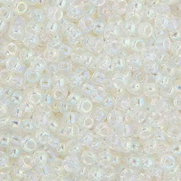 Miyuki Japanese Glass Seed Beads 22gms 11/0 in Crystal AB