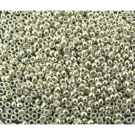 Miyuki Loose Beads, Galvanized Silver (Plated)