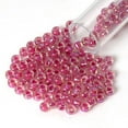 thumbnail image 1 of Miyuki Round Rocaille Seed Bead 8/0 Inside Color Raspberry, 1 of 4
