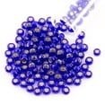 thumbnail image 1 of Miyuki Round Rocaille Seed Bead 8/0 Silver Lined Cobalt Blue, 1 of 2