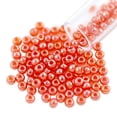 thumbnail image 1 of Miyuki Round Rocaille Seed Bead 8/0 Transparent Luster Orange, 1 of 2