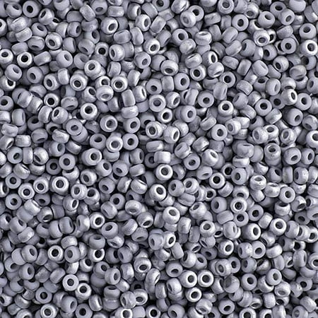 Miyuki Seed Bead 11/0 APX.22g - Crystal Labrador Matte Japanese Glass Seed Beads