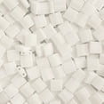 thumbnail image 2 of Miyuki Pearl White Ab Tila Beads - 5x5mm 2-Hole Square Seed Beads 7.2g Tube 2 of 13