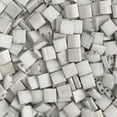 thumbnail image 1 of Miyuki TILA 5mm 2-Hole Square Glass Beads TL-4558 Opaque White Labrador Matte 5.2 Grams, 1 of 3