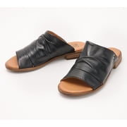 Miz Mooz Leather Wide Width Slide Sandals