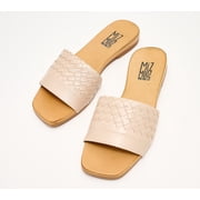 Miz Mooz Leather Woven Slide Sandals - Pluck