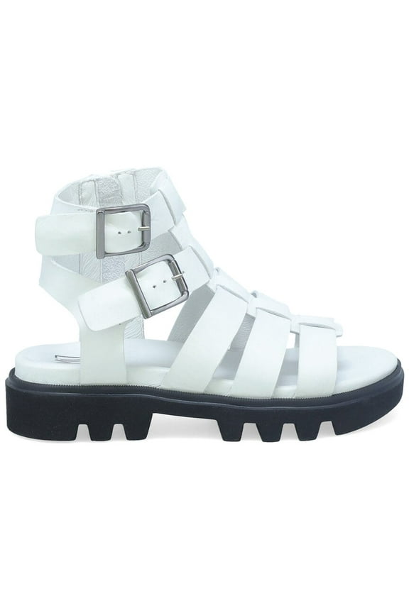 Panthea Leather Sandal, 39, White