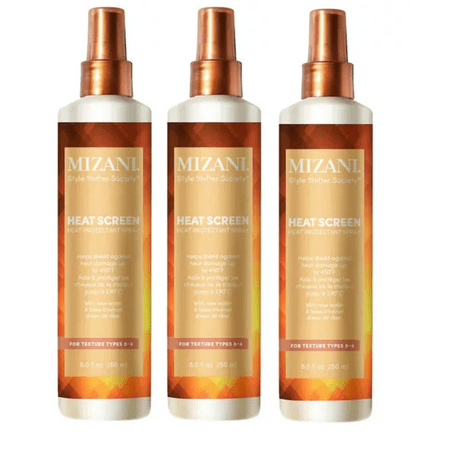 Mizani Style Shifter Society Heat Screen Heat Protectant Spray 8.5oz (Pack of 3)