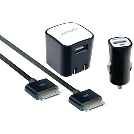 Mizco DIGIPOWER PD-PK502 iPad(R)/iPhone(R)/iPod(R) 2.1-Amp Home & Car Power Kit