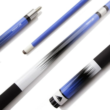 Mizerak 58" Deluxe Composite Neon Fade 2-Piece Billiards Cue - Blue