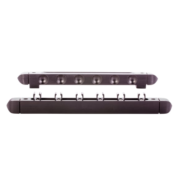 Mizerak Solida Hardwood Wall Rack with Walnut Finish
