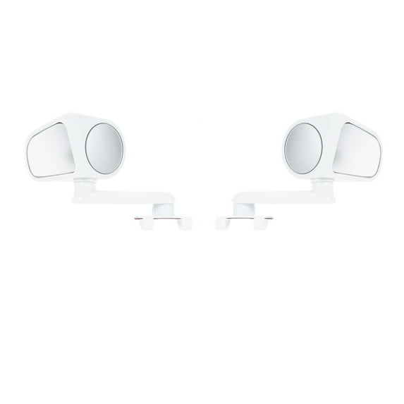 Mizh 1 Pair Car Rearview Mirror Shock-resistant 360 Degree Rotatable Reversing Mirror