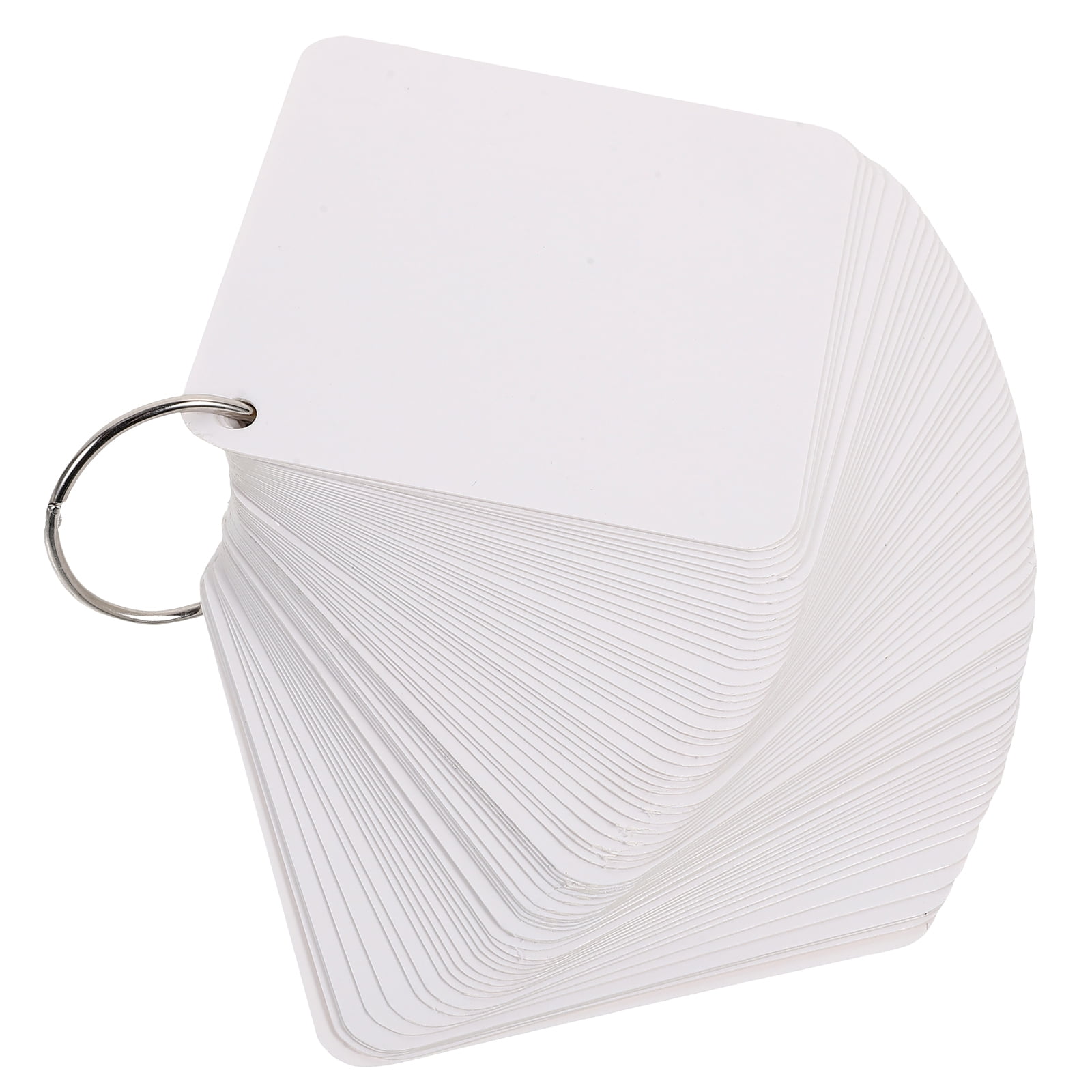 Mizh 1 Set Blank Flash Cards for Studying Blank Index Notecards Pre