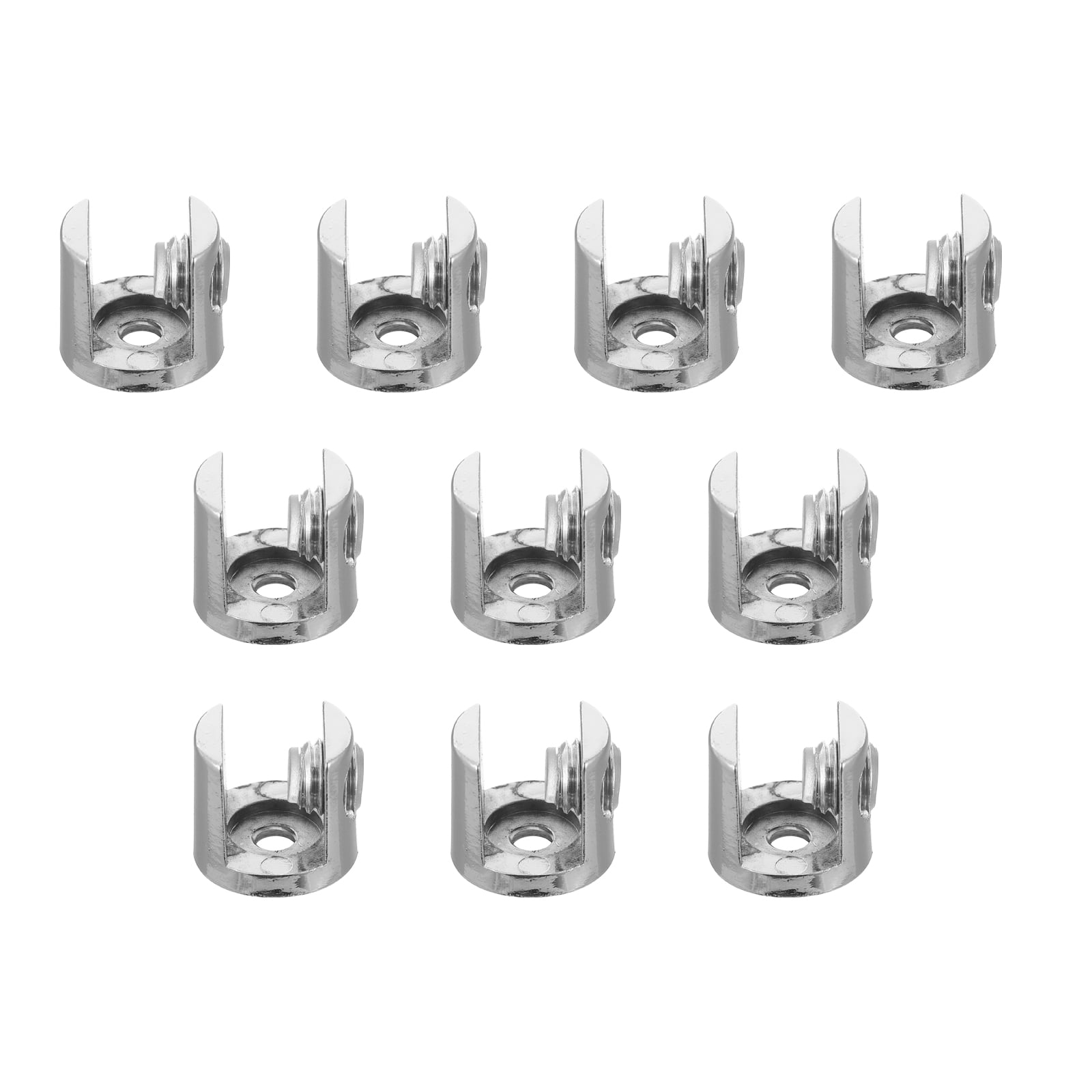 Mizh 10 Pcs Mount Clamp Mirror Clip Multipurpose Wall Mount Clip