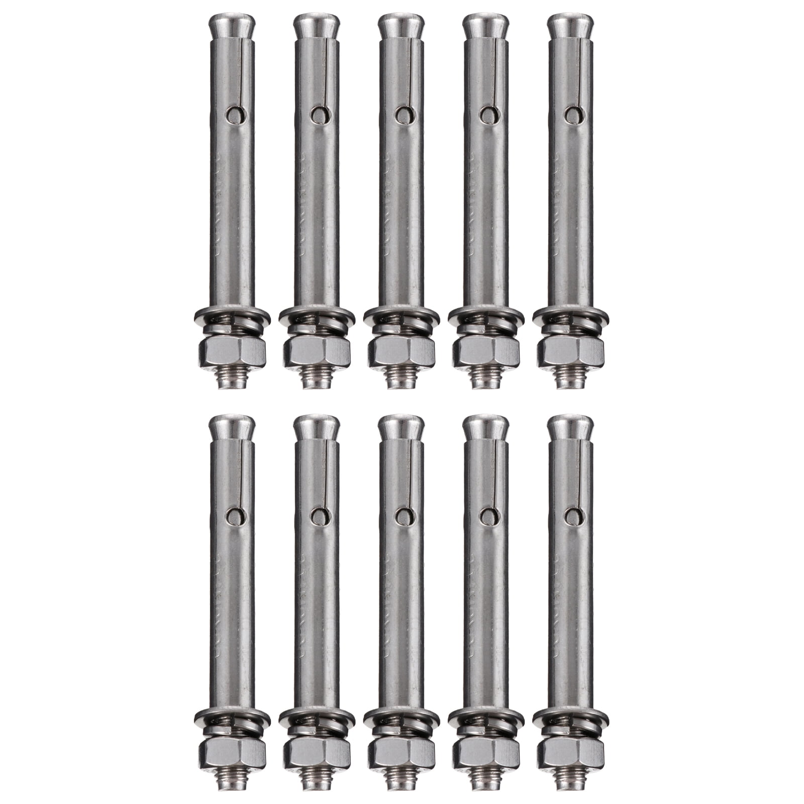 Mizh 10Pcs Pool Safety Cover Anchor Expansion Bolts External Hex