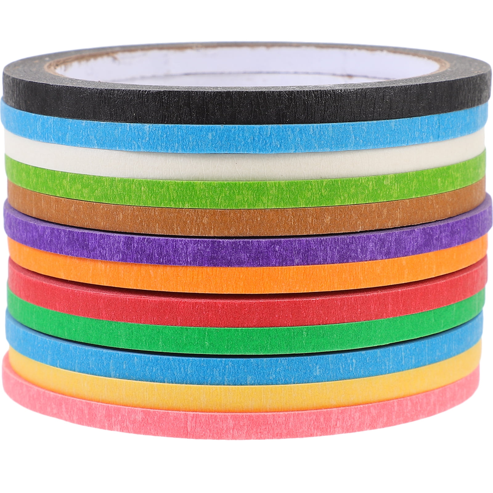Mizh 12 Rolls of Tapes Masking Tapes Thin Washi Tapes Auto Body Masking Mizh 12 Rolls of Tapes Masking Tapes Thin Washi Tapes Auto Body Masking