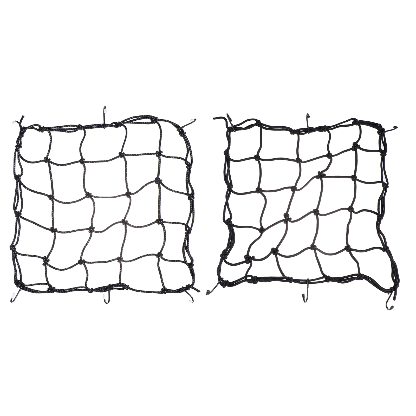 Mizh 1pc HeavyDuty Bike Cargo Net Practical Rubber Motorcycle Mesh