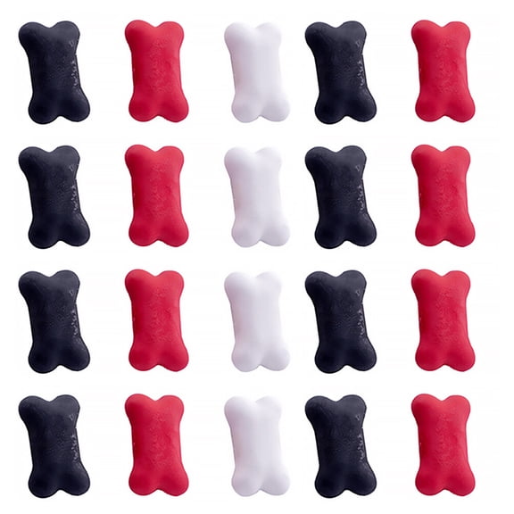 Mizh 20 Pcs Cartoon Erasers Creative Bone Shape Rubber Erasers Student Stationery