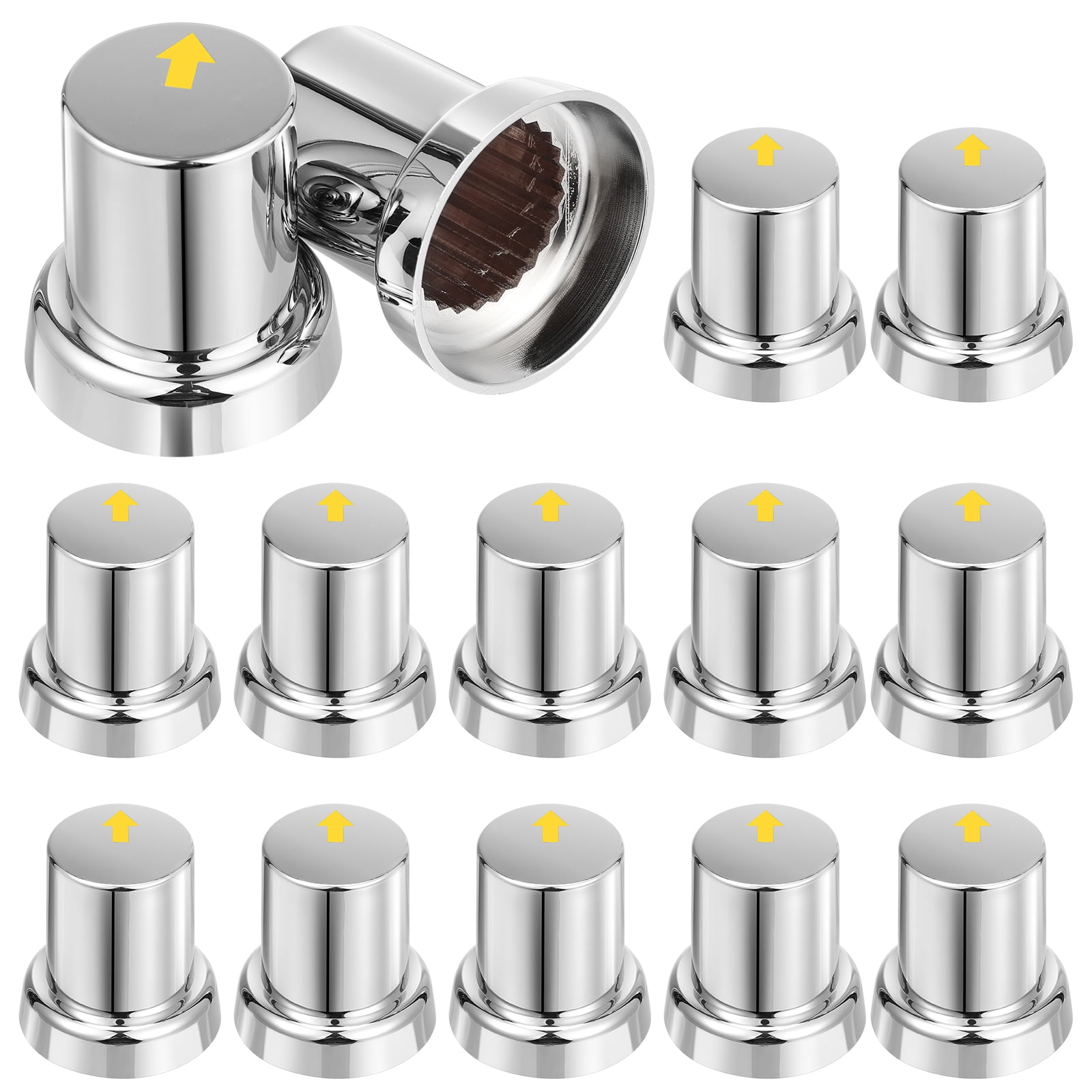Mizh 20pcs Safety Wheel Nut Covers Caps For Trucks Trailers Bus