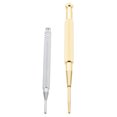 Mizh 2PCS Ear Acupuncture Point Probe Stainless Steel Acupressure Pen