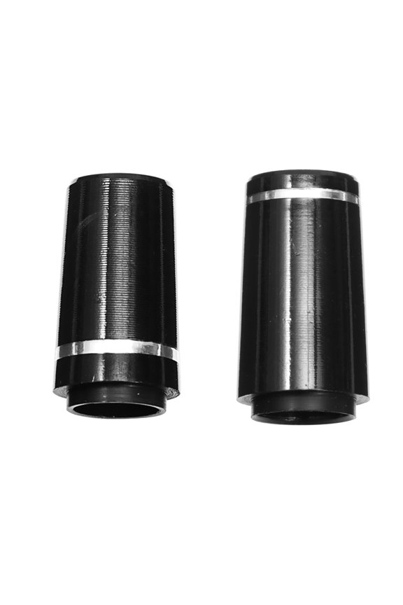Mizh 2pcs Plastic Club Ferrules with Single Ring for 0.355 Inch Tip Irons Shaft Sleeve Ferrule Replacements