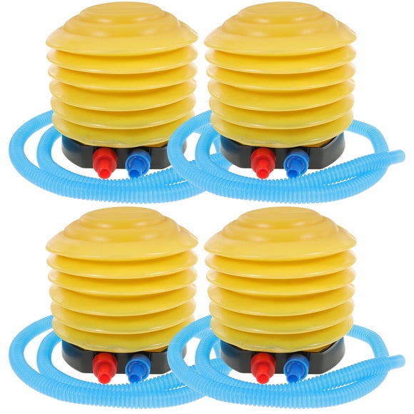 Mizh 4Pcs Foot Pump Inflatable Pool Air Mattress Bed Float Beach Ball Pump for Kids Adults