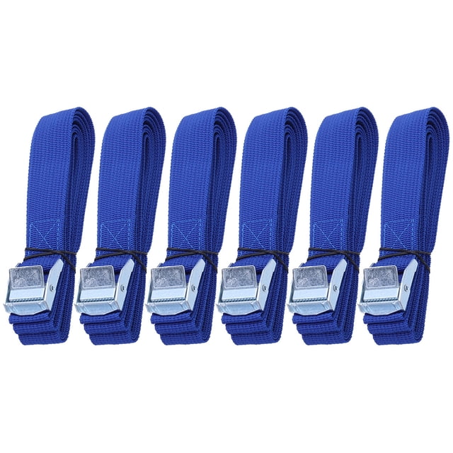 Mizh 6PCS Polyester Quick Release Lashing with Buckle Tying Straps for