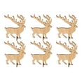 thumbnail image 1 of WEAVILUX 6-Piece Rustic Deer and Elk Figurines Set for Office Desk, Tabletop Decoration, Home and Cabin Decor, 1 of 6