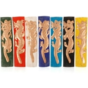 Mizh 7Pcs Chinese Ink Stick Drawing Ink Stick Traditional Calligraphy Ink Stick for Writing