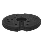 Heavy Duty Black Iron Lamp Base for Table or Floor Lamps 1 Piece Stable and