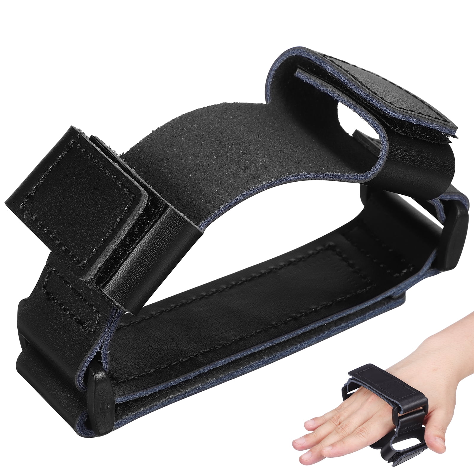 Mizh French Horn Hand Guard Anti Slide Hand Grip Leather Strap Hand Guard French Horn Accessory