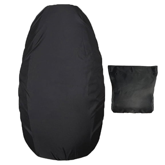 Mizh Pratical Motorcycle Cushion Cover Dustproof Protective Cover Multifunctional Sun Block Bike Cover for Outdoor Bike (Black, L)