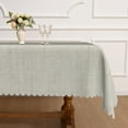 thumbnail image 1 of Mizhona Gray Tablecloth Rectangle,Boho Geometric Table Cloth for Kitchen Dinner Decor,60"x102", 1 of 5