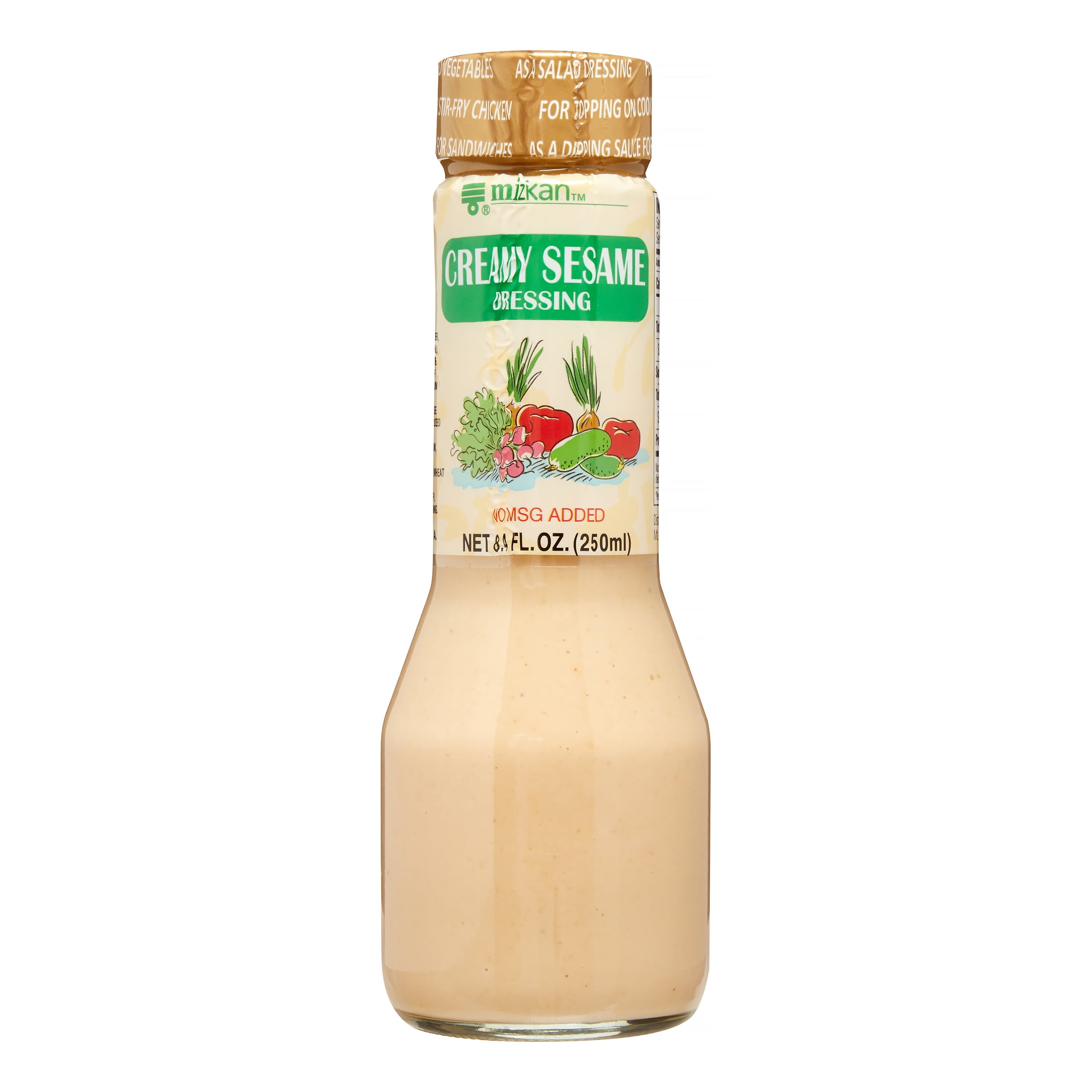 Mizkan Creamy Sesame Dressing, 8.4 Oz - Walmart.com