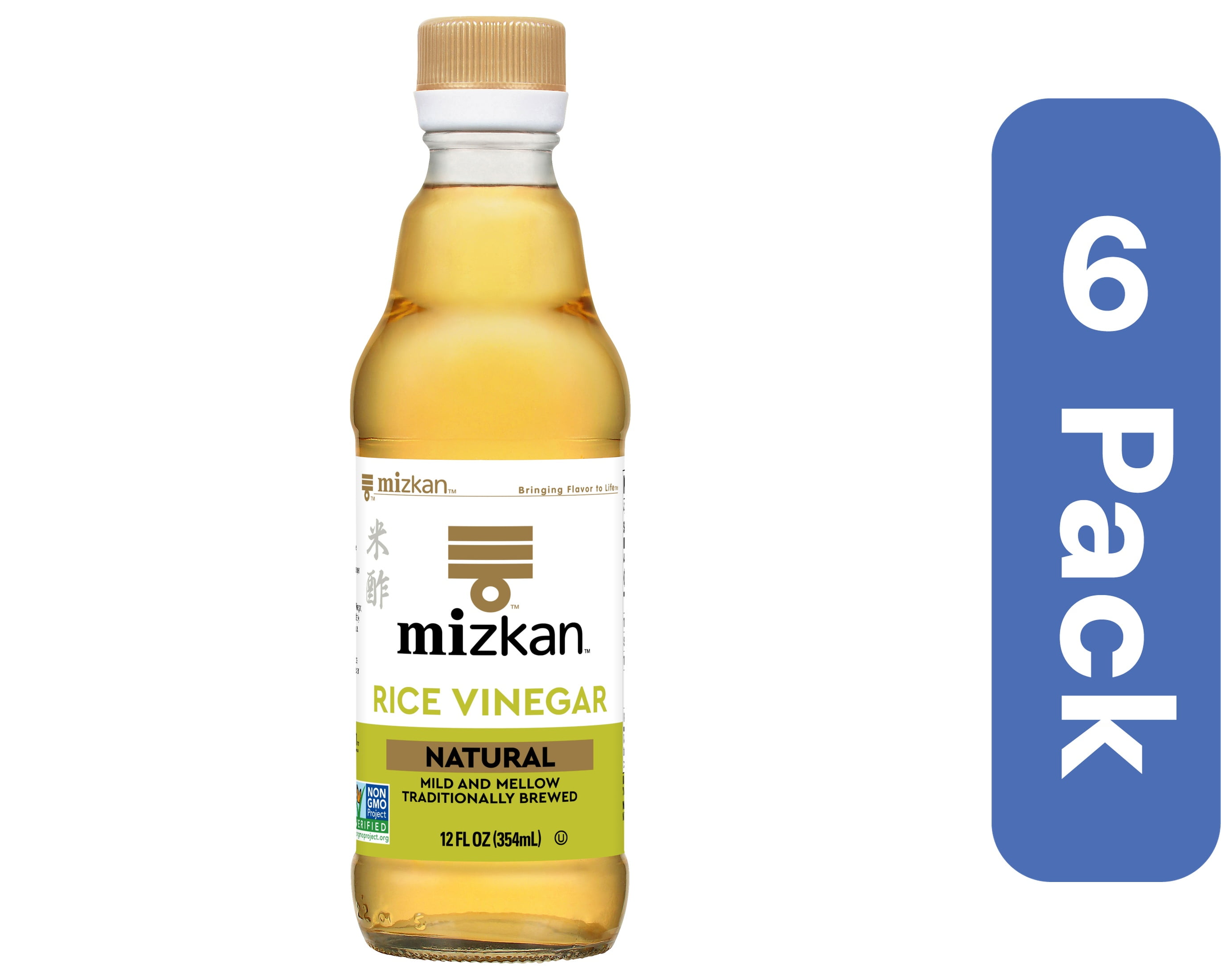 Mizkan Natural Rice Vinegar 12 oz (Pack Of 6)