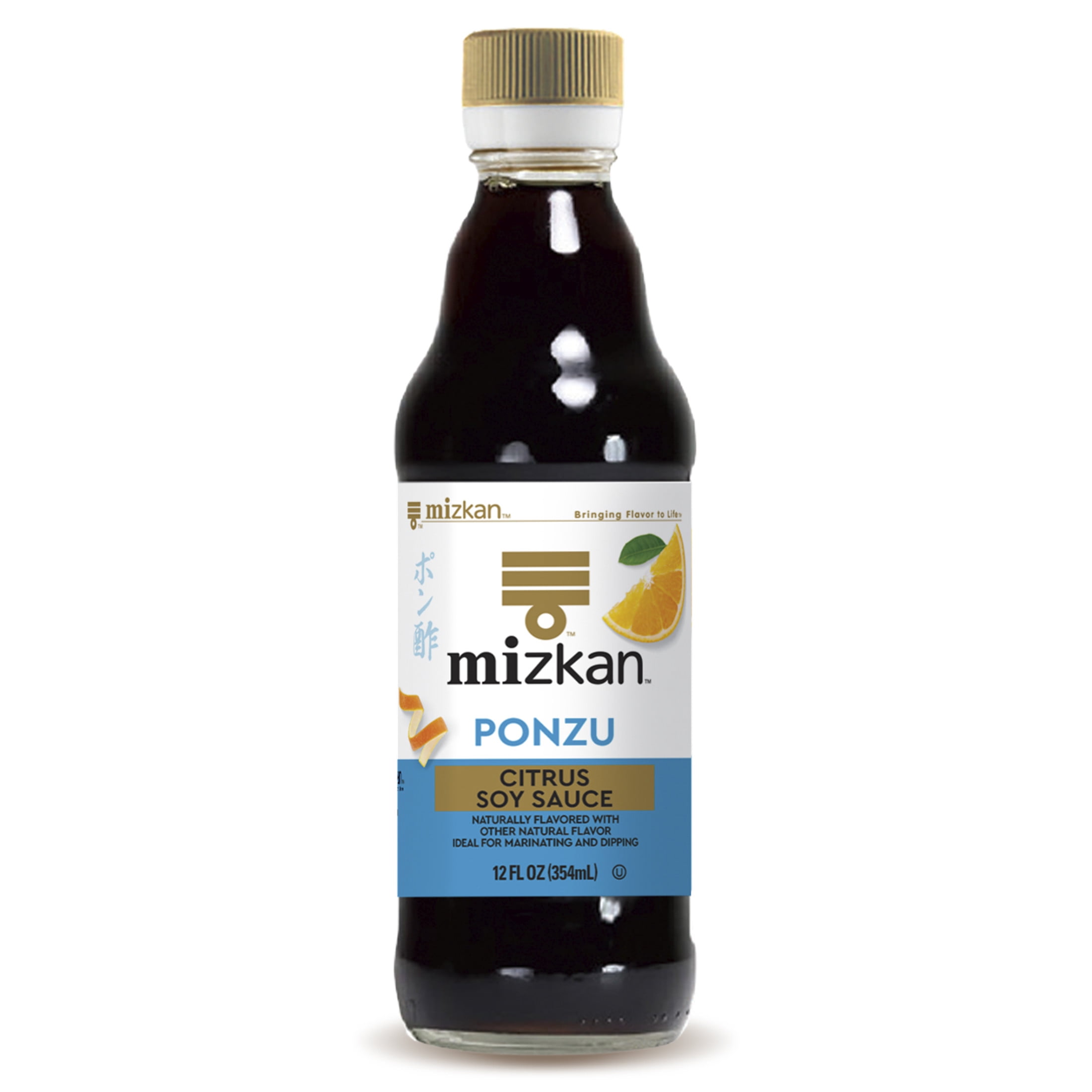 みずぽん Mizkan Ponzu, Citrus Seasoned Soy Sauce for Asian Stir Fry, 12 fl