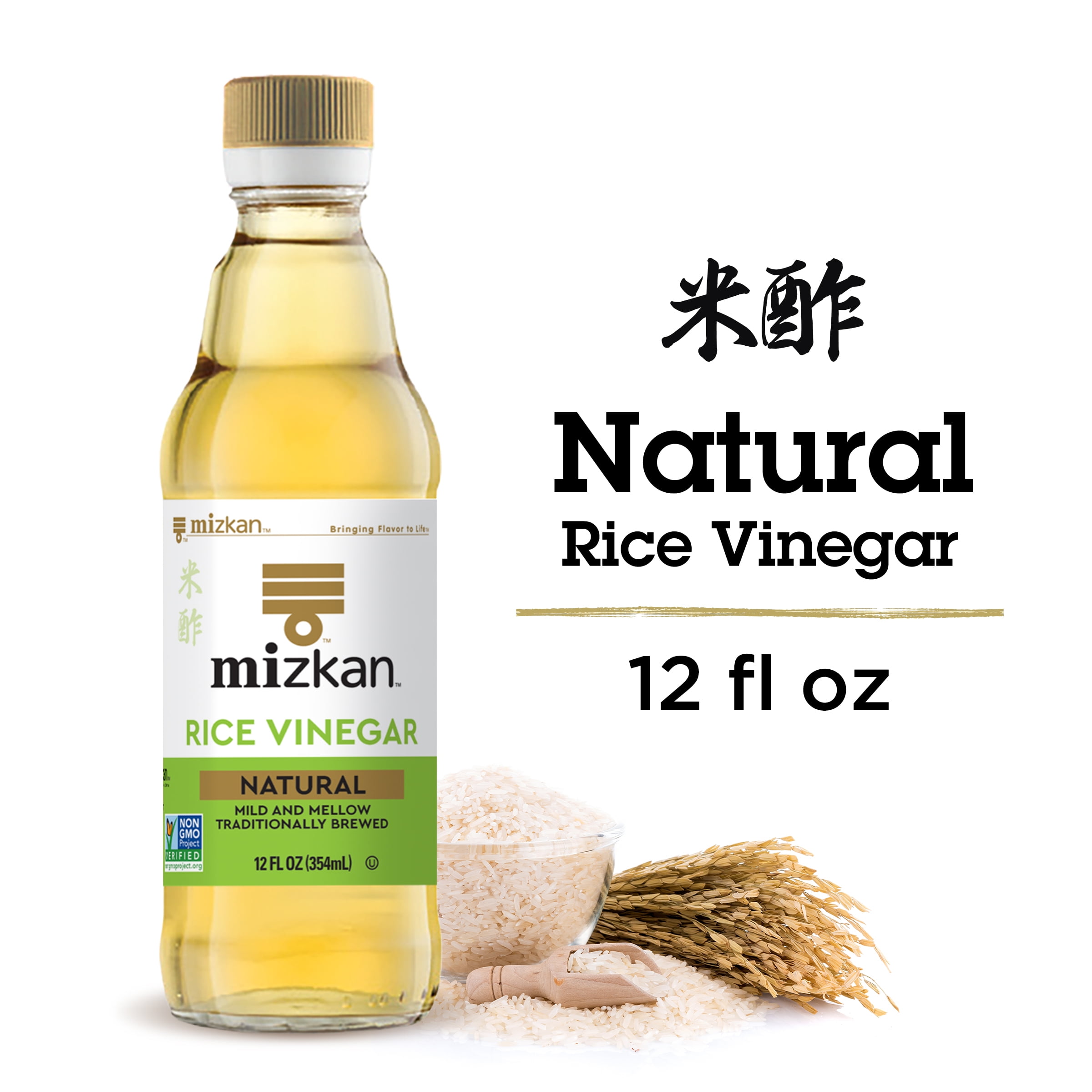 Mizkan Rice Vinegar, Mild and Mellow, 12 FL oz