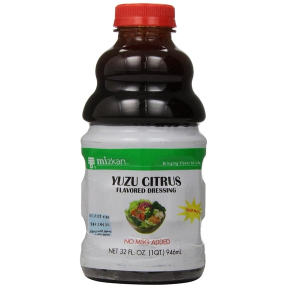 Mizkan Yuzu Citrus Flavored Dressing 32oz 946ml Plus NineChef Brand Coffee Tea Spoon