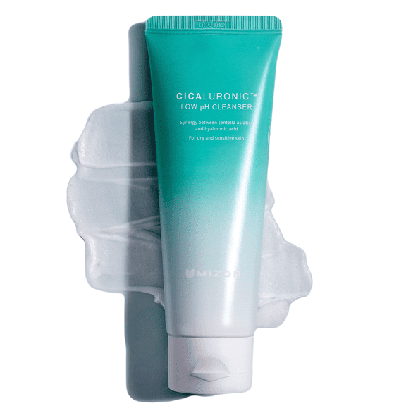 Cicaluronic Low pH Cleansing Foam 4.05 fl. oz - Gentle Face Wash with Hyaluronic Acid and Niacinamide for Sensitive Skin, Deep Hydration