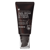 Mizon Snail Repair Intensive BB Cream #23 for Dry Skin, SPF 50+ PA+++ - Korean Anti-Aging Radiant Skin Enhancer with Snail Secretion, Hydration, and Sunscreen