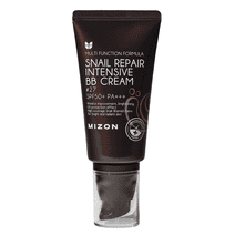 Mizon Snail Repair Intensive BB Cream #27 for Dry Skin, SPF 50+ PA+++ - Korean Anti-Aging Radiant Skin Enhancer with Snail Secretion, Hydration, and Sunscreen