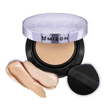 Mizon Vegan Collagen BB Cushion #21, 0.52oz - BB Cream Foundation for Face Makeup with SPF 38 PA++, Moisturizing, Long Lasting, Brightening, Anti Wrinkle Concealer, with Refill