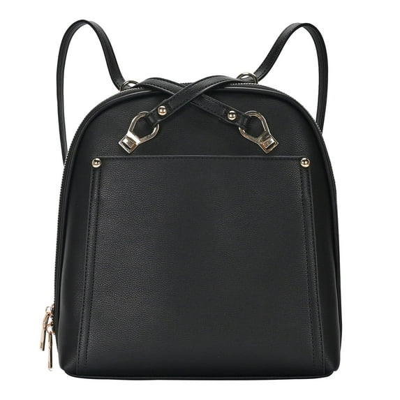 Miztique The Daisy Convertible Backpack Purse for Women, Soft Vegan Leather Crossbody Bag -Black