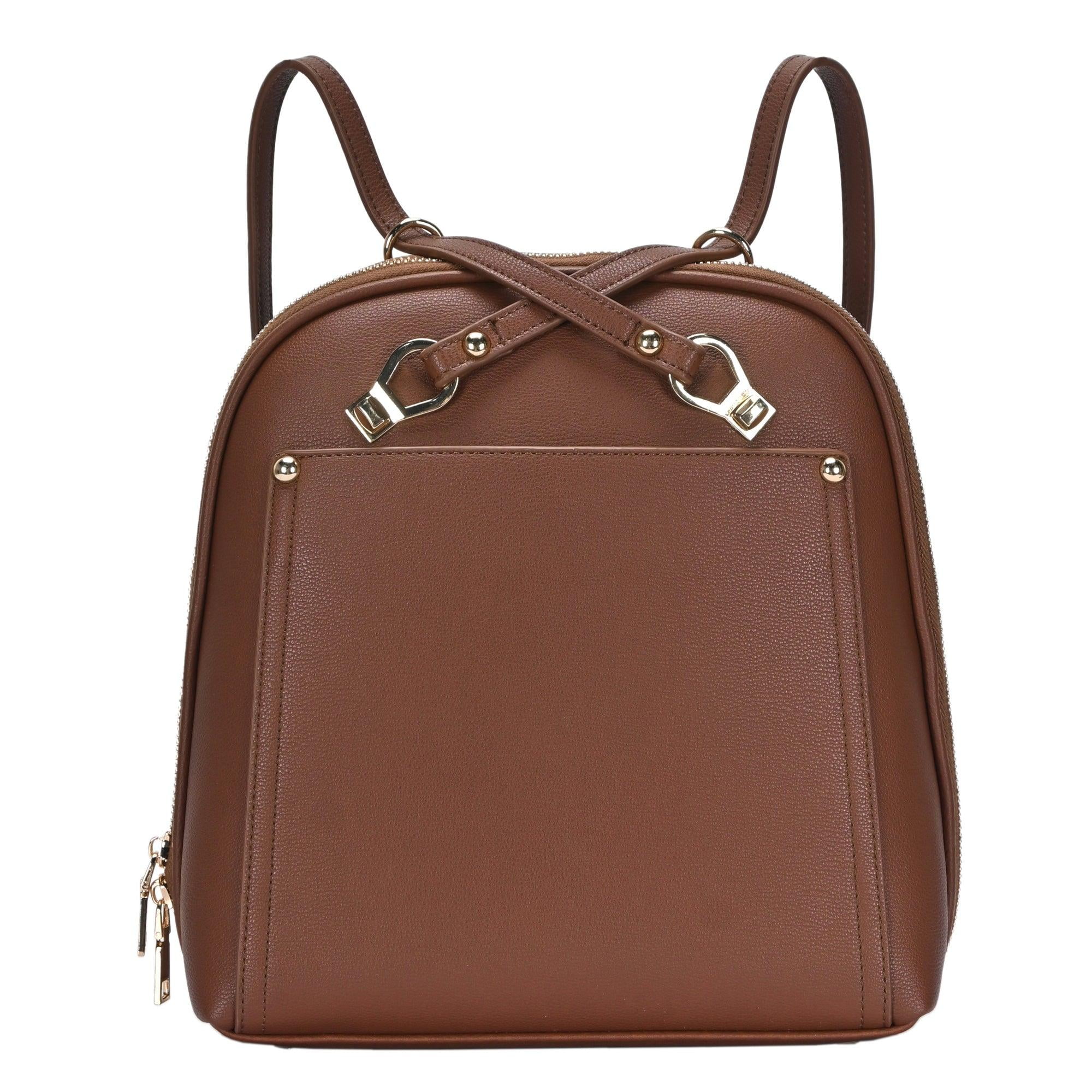 Miztique Vegan Leather Rose Shoulder /Satchel Adjustable Strap Handbag