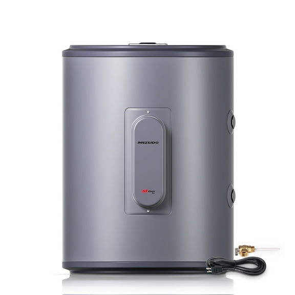 Mizudo 18 Gallon Electric Short Tank Water Heater with T and P Valve, 1500Watts, 120-Volt, Water Connection 3/4 In Npt