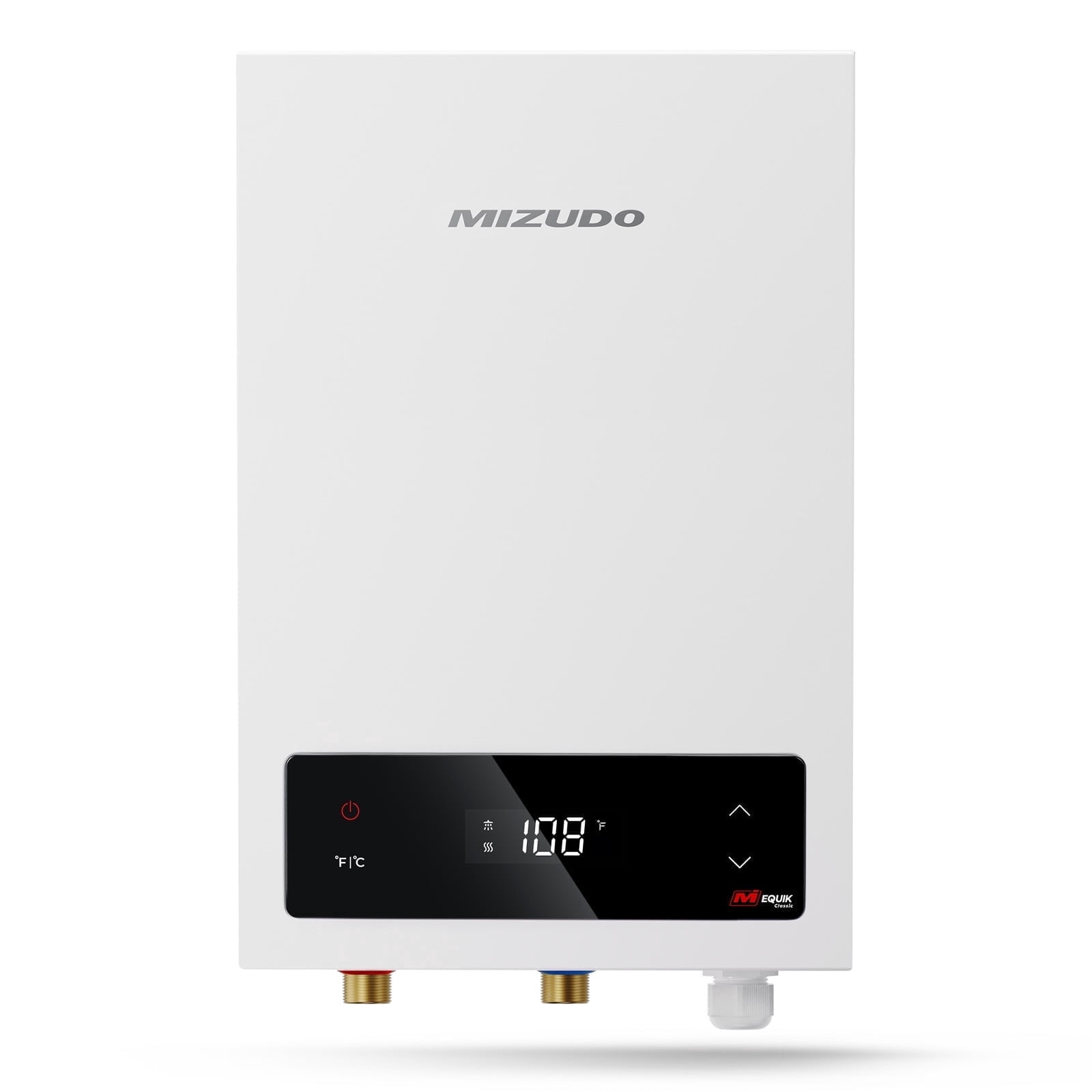 Mizudo EQUIK Classic 14 kW 2.4 GPM 240-Volt Touch Screen Residential Electric Tankless Water Heater