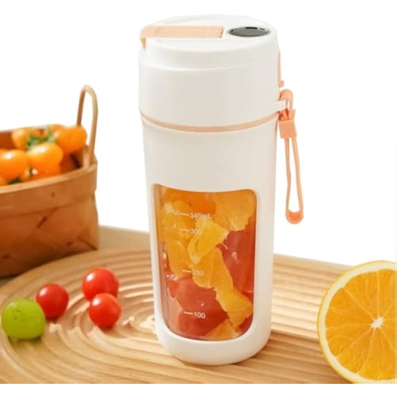 Mizuka Blender Mini Japan,Hand Portable Blender,Usb-C Rechargeable,Suitable for Home Office Travel Easy To Carry and Take (Orange)